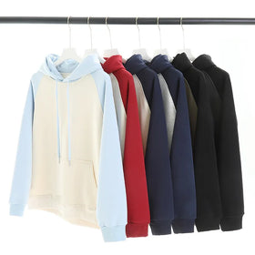 New Design Color Contrast Hoodie Custom Embroidered Two Tone Hoodies Tye Dye Hoodie