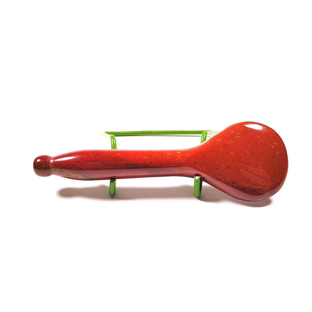 Spoon Shape Jade Mookaite Jasper Gua Sha Stone Guasha