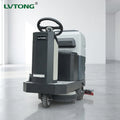 Ride on Pressure Washer Surface Cleaning Machine Cordless Electric Industrial Sweeper