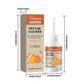 Pet Ear Drops Relieves Ear Discomfort Cleans Mites Earwax and Eliminates Odor Effective Formula