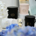 TC Wholesale Paper Packaging Cylinder Gift Boxes Mothers Valentines Day Rose Flowers Bouquets Packing Box 3 Round Flower Box