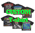 High Quality 100% Cotton T-Shirt Streetwear Acid Wash Oversized Heavyweight 300 Gsm Boxy Cropped Custom Dtg Print Men T Shirt