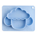 Hot Sale Infant Non-Slip Suction Meal Plate Baby Feeding Bowl Eco-friendly Cute Animal Shape Food Grade Silicone Kids Dining