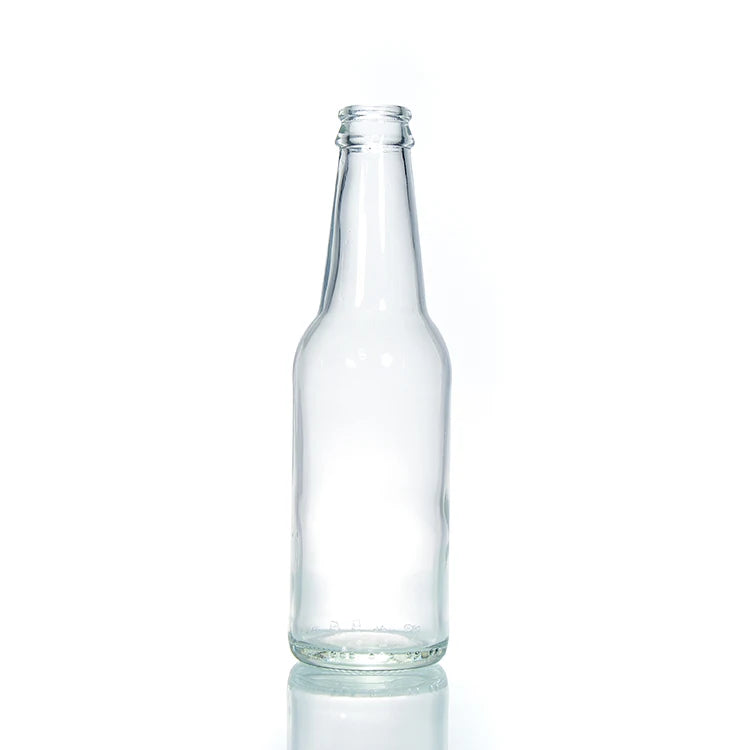 Hot Sale Empty Clear Beer Glass Bottle 250 Ml 300 Ml 330 Ml 500 Ml 650 Ml 750 Ml for Beer Juice Cider