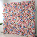 New Design Artificial Flowers Wall Panel Wedding  Backdrop Hydrangea Flower Wall Artificial Flower Wall for Wedding Decoration