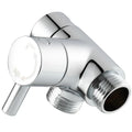 Modern Design Polished Chrome 3-Way Shower Arm Diverter Valve with Easy Installation and 3-Year Warranty