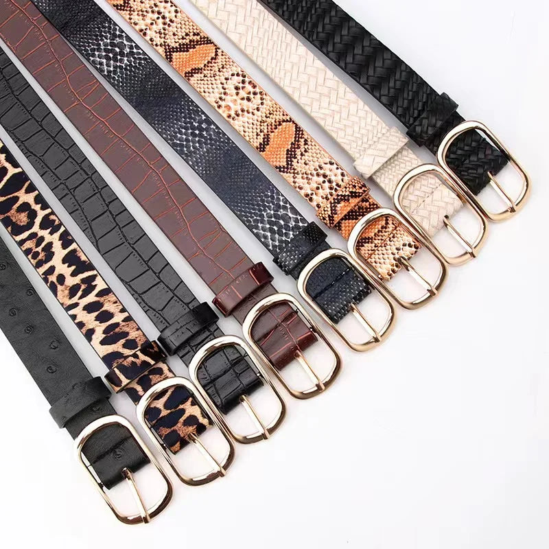 New Ladies European and American Style Coat Dress Decorative Belt All Matching Jeans Belt Women's Belt