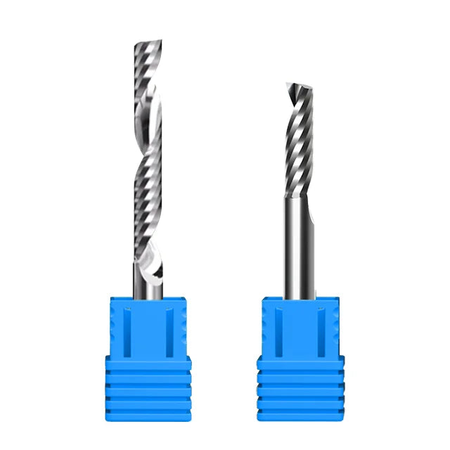 Durable Coated Carbide CNC Router Bits Single Flute Spiral Milling Cutter for Acrylic PVC ODM OEM Customized Support