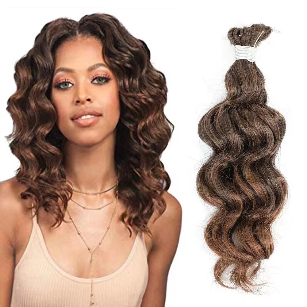 Ocean Wave Crochet Hair 9Inch Deep Wave Crochet Hair Ombre Curly Crochet Hair  Extensions Synthetic Braids