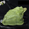 2026 Hot-sale High Quality Natural Green Jade Toads for Home Decoration