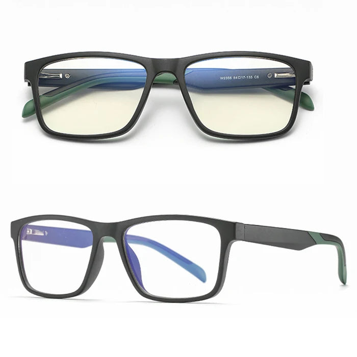 Tr90 Frame Anti Blue Light Glasses Prescription Eyeglasses Brand Designer Ce Uv400 Men Eyewear Eyeglasses Frames for Men