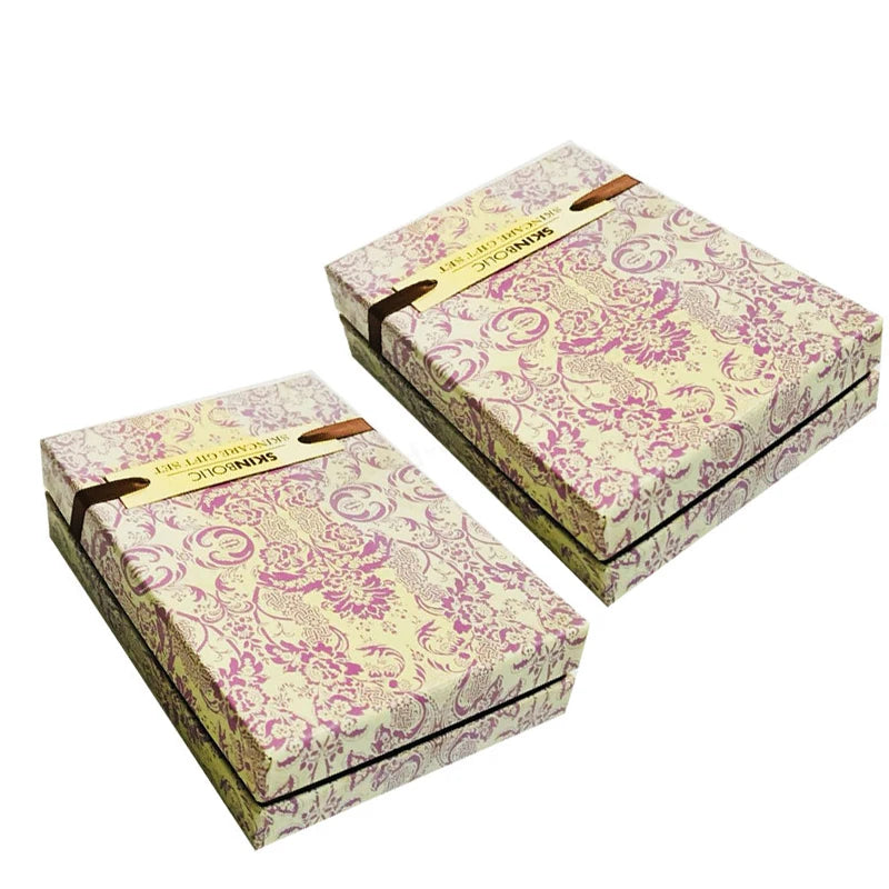 Luxury Custom Design Packaging Paper Gift Box Sponge Lining with Lid Rigid for Skin Care Jewelry Premium Gift Box with logo