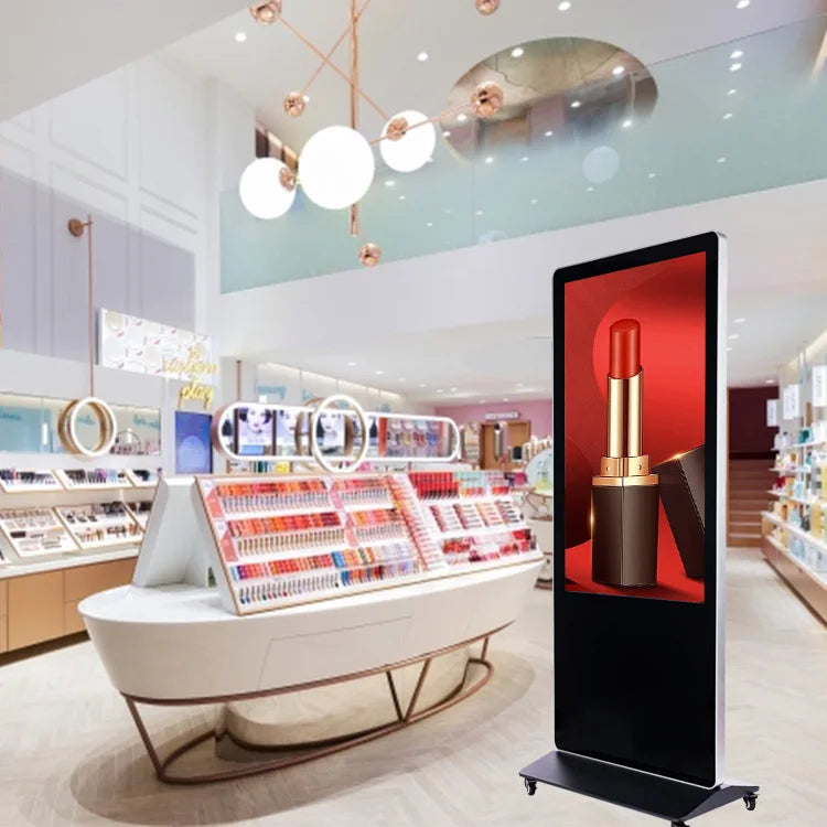 55 Inch Digital Signage Kiosk Digital Floor Standing Signage windows Indoor Digital Signage and Display