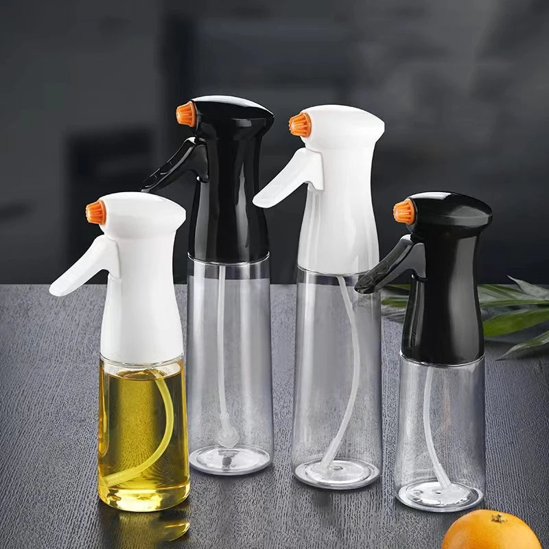 PET200ml 300ml Fine Mist Oil Spray Bottle Barbecue Spray Bottle Kitchen Olive Oil Plastic Spray Bottle