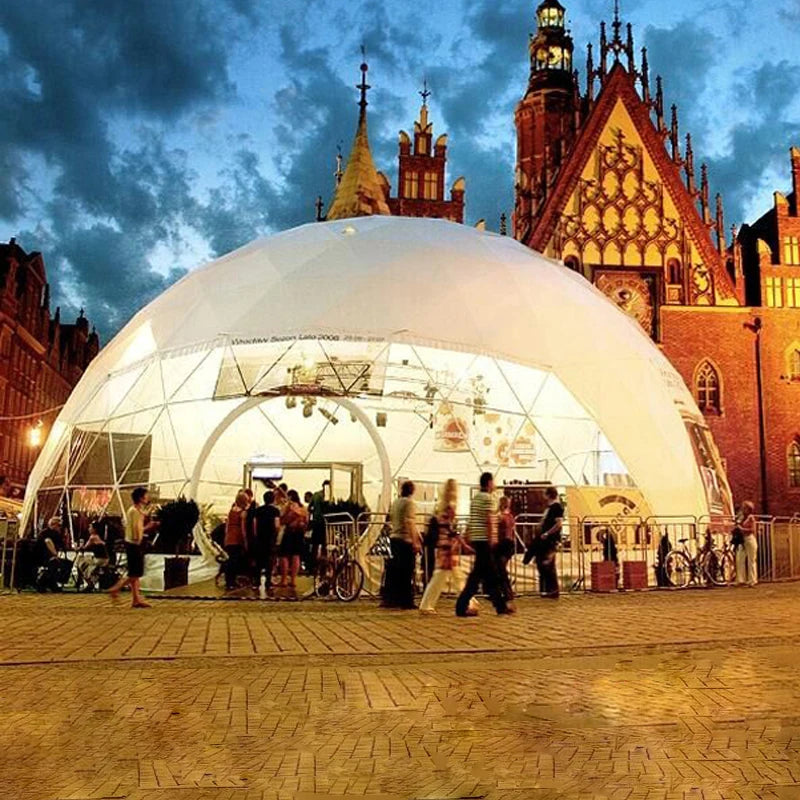 10m Diameter Spherical 360 Immersive Geodesic Dome Tent Projection Screen