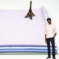 Ready to Ship Bamboo Spun Polyester Blended Plaid Gingham Fabric Herringbone Woven Lining for Men's Shirts Children (Boys Girls)