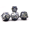 Customized 33mm D20 Oversized RPG Dnd Dice Resin Material with Sharp Edge