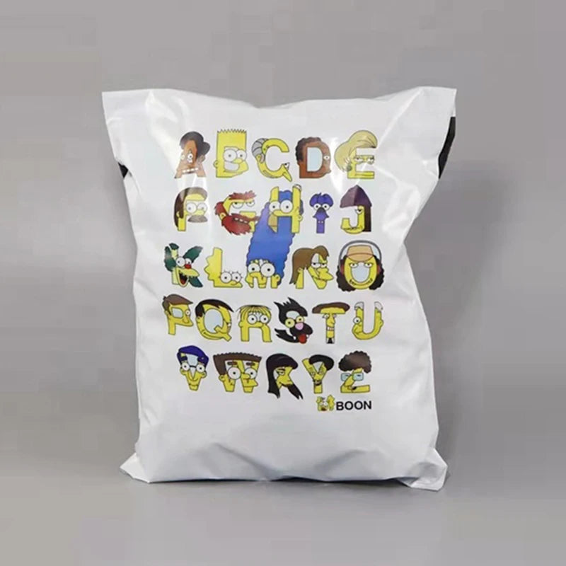 In Stock Apparel PackagingGrey White Polymailer Mailing Bags Pink Poly Mailer Custom Logo Mail Courier Envelope Bag Plastic