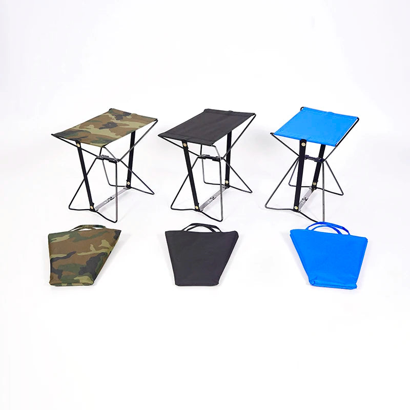 Portable Ultralight Outdoor Must-Have Compact Travel Train Subway Plaza Rest Essential Folding Mini Camping Fishing Stool