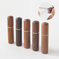 2023 New Arrivals Pocket Stainless Steel Coffee Stirring Needle with Wood Stand for Coffee Makers
