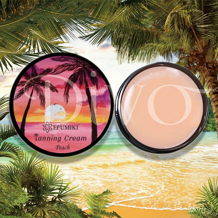 Custom Private Label Organic Tanning Cream with Peptides Natural Body Self Sun Tan Drops Lotion