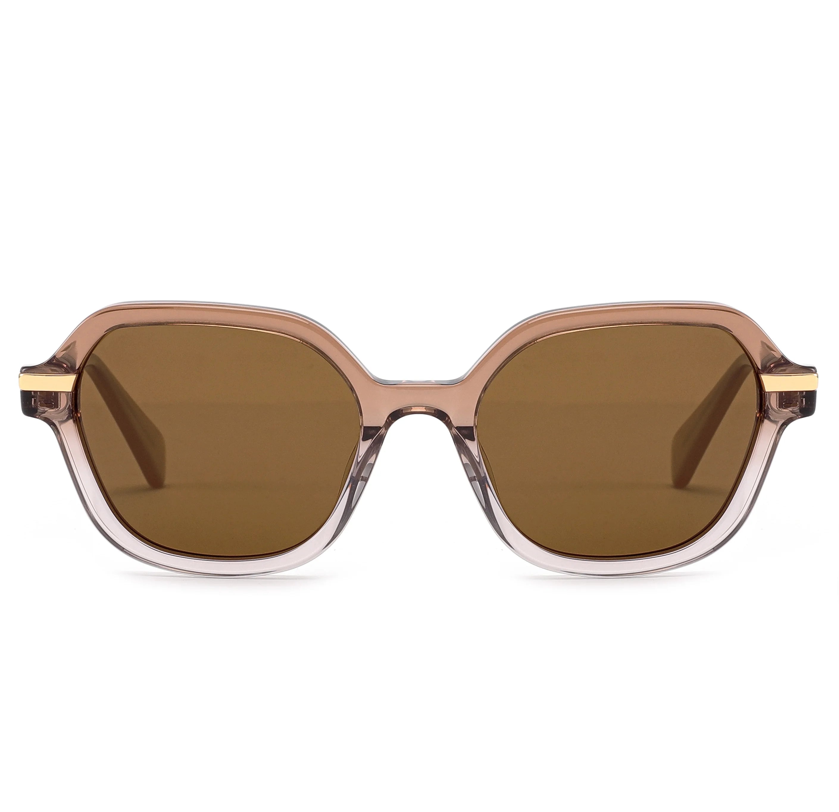 2024 Personalized Oval Polarized TAC Acetate Sunglasses Hot Selling Custom Branded New Trendy Bright Colors Transparent