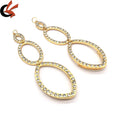 New Custom Top Garment Women Summer Beachwear Crystal Metal Bikini Connectors