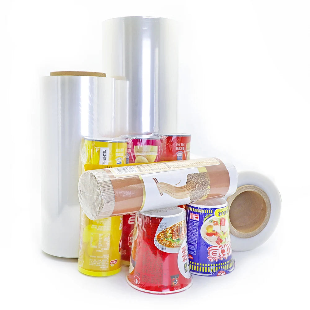 Manufacturer Food Grade Clear 75 Gauge Soft POF Shrink Film Polyolefin Heat Shrink Wrap Film Roll