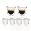Premium Espresso Glasses Double Wall Insulated Glass