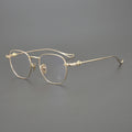 CH8246 Titanium Corrective Cat Eye Shot Glasses Custom Logo Protective Eyeglasses Frames for Safety Presbyopia