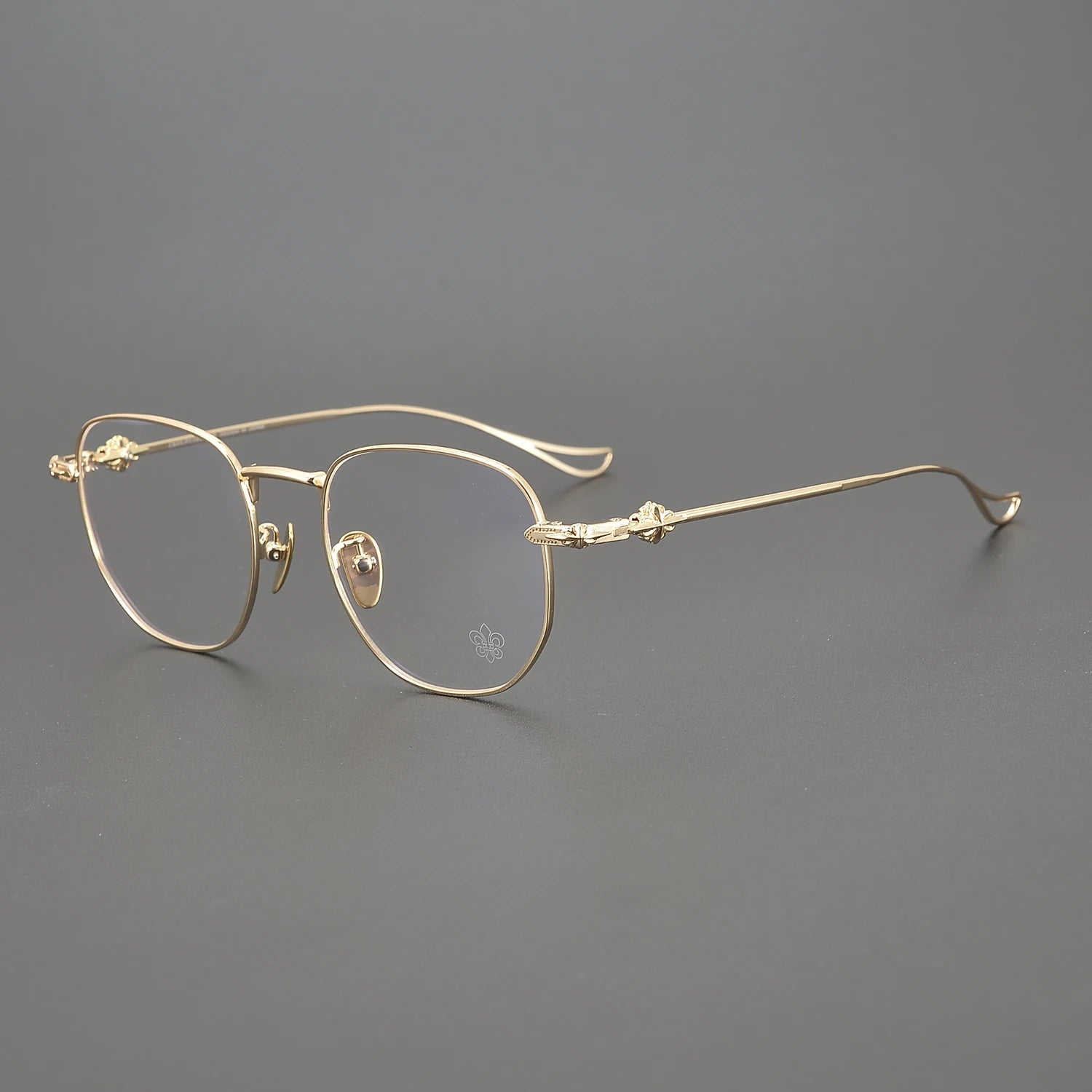 CH8246 Titanium Corrective Cat Eye Shot Glasses Custom Logo Protective Eyeglasses Frames for Safety Presbyopia
