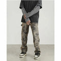 Custom Label Trousers for Men Drop Ship  Men Paint Stock Camo Cargo Trousers Pants