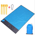 Sand Free Beach Mat Waterproof  Camping Beach Blanket Pocket Picnic Mat Portable