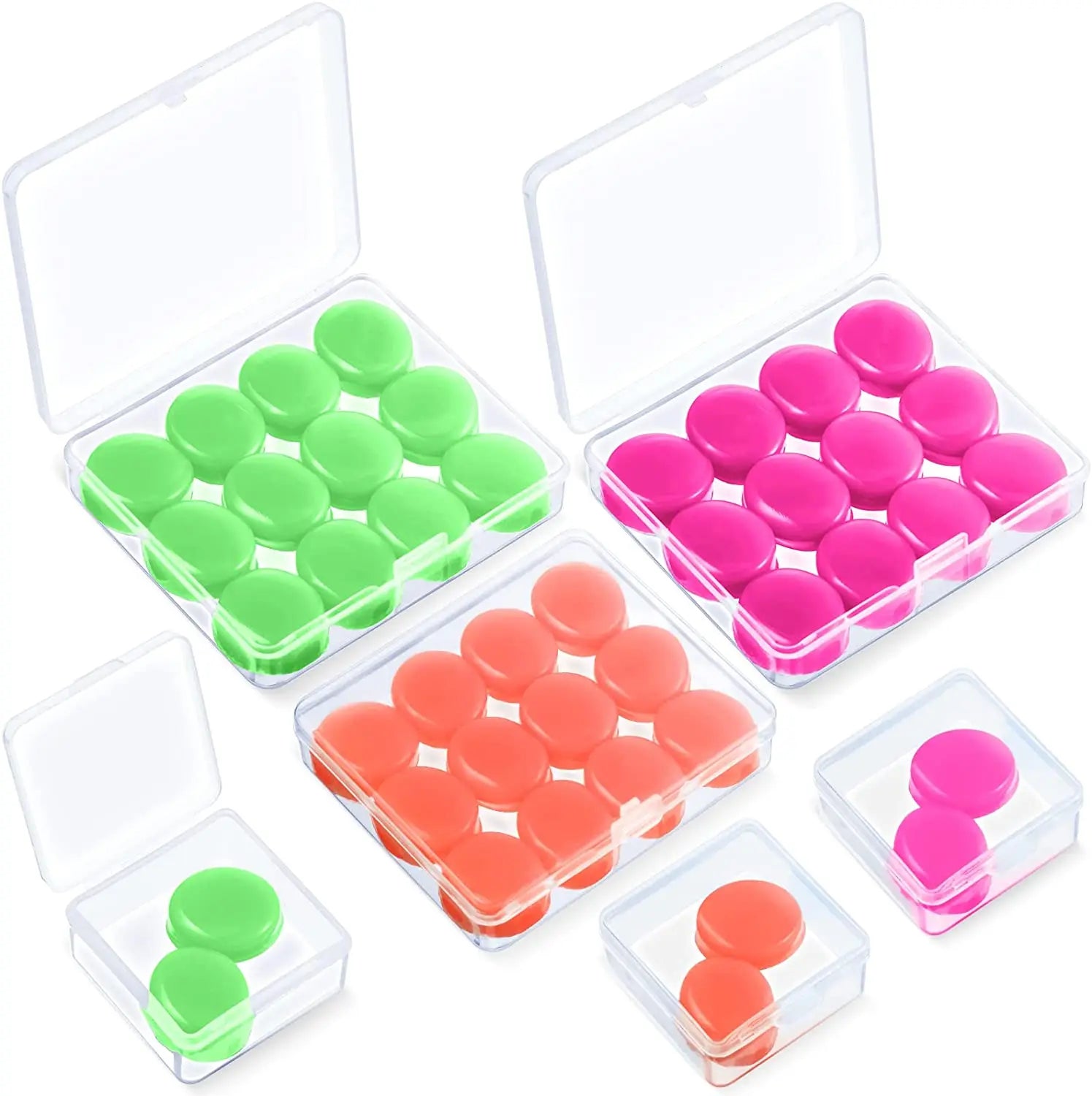 Custom Logo Reusable Silicone Earplugs Waterproof Noise Cancelling for Summer Deep Sleeps Swimming Airplanes Concerts