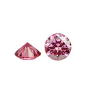 Wholesale Price D Vvs Pink Color Round Shape Loose Moissanite Stone Gra Certificate Moissanite Diamond for Jewelry Making