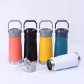 2023 Portable Sports Outdoor Drinking Water Bottle Vacuum Insulated Vacuum Flask Mug Insulated Straw Tumbler With Custom Logo