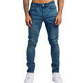 New Fashion Hole Denim Jeans  Wear Out  Straight Trousers Pants for Young Men