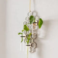 Beekeeper Gift Nature Home Decor Honeycomb and Bee Design Gift for Plant Lover Plant Holder Flower Vase