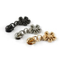Meetee ZT138 5#  Bags and Handbags Alloy Zippers Luggage Hardware Accessories Lightgold Zipper Sliders for Nylon Zip