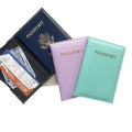 Passport Holder Hot Selling Custom Logo Pu Leather Fashion Travel Passport Holder Wholesale