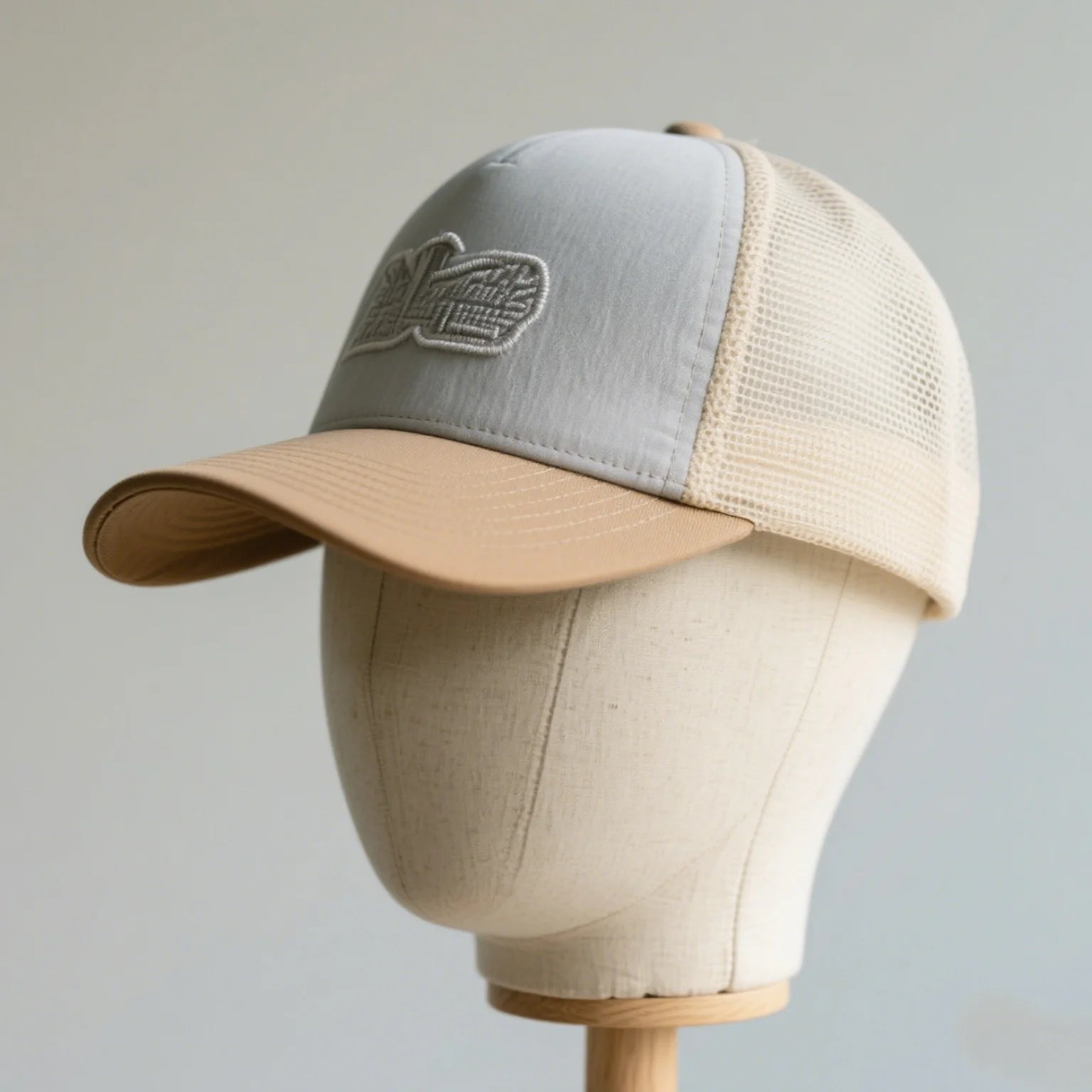 OEM Custom 6 Panel Pre-Curved Brim Mesh Snapback Wholesale Truck Gorras With 3D Embroidered Logo BSCI Certified Baseball Cap