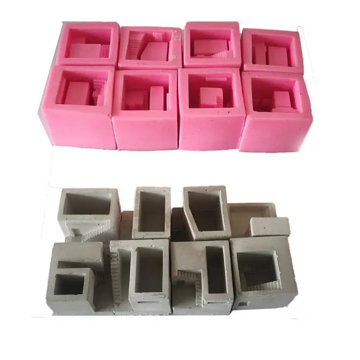 HY Silicone Flowerpot Concrete Mold