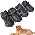 Manufacturer Wholesale Classic Custom Logo Dog Shoes Waterproof Non-Slip Wear-Resistant Snow Winter Polyester Warm Pet Shoes