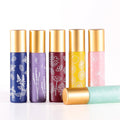 Wholesale 10ml Roller Gemstone Essential Oil Bottle Roll on Sealing Type for Selling