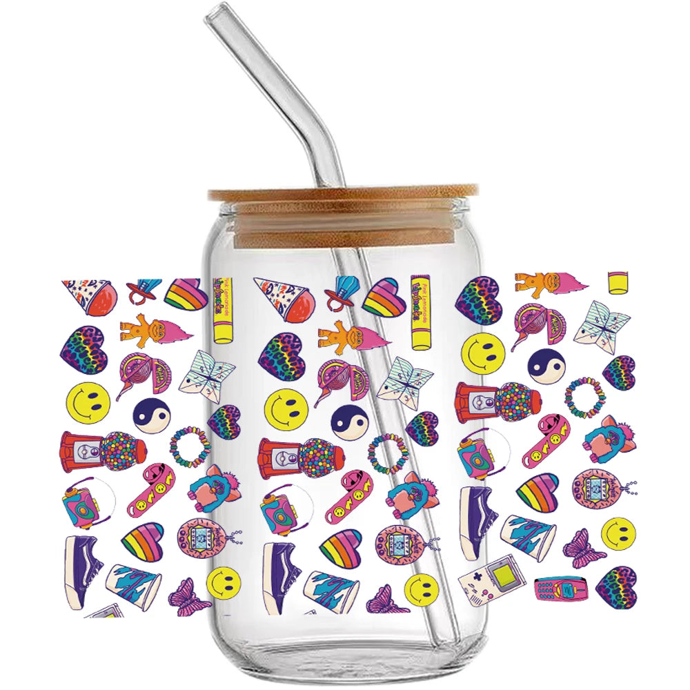 Personalized Printing Fashion Wholesale Custom Label Sticker UV DTF Transfers Transfer Printing for Cups Wraps