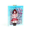 Vograce Custom Printed Cute Milk Tea Liquid Oil Floating Acrylic Keychain