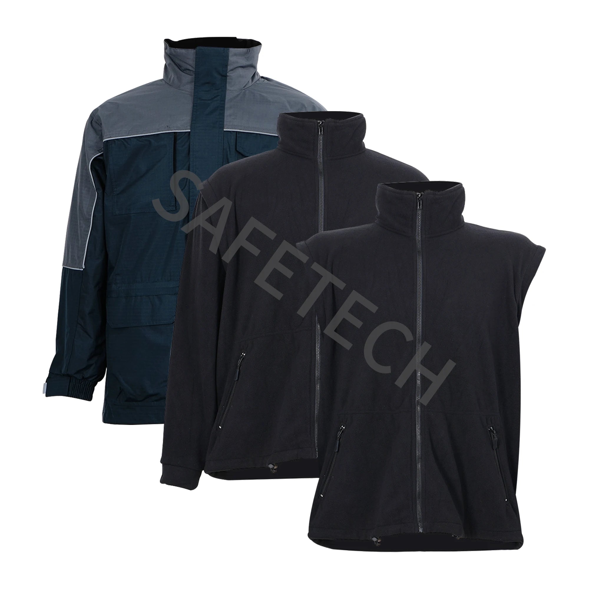 Construction Clothing Work-jacket Tactical Waterproof Workwear Custom Work Uniform Jacket Winter Men