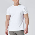 Custom Logo Gym Short Sleeve Tshirts 95% Cotton 5% Spandex Athletic Soft Workout Sports T Shirts for Men MegaBDM