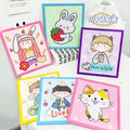 Wholesale 5D DIY Kids Diamond Painting Kit with Frame Cartoon Half Drill Printed Diamond Painting on Paper Flower Subjects