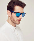 DUBERY D518 2026 High Quality Unisex Sport Sun Glasses Polarized Square Frame Blue Fashionable Custom Color Shade for Men Women